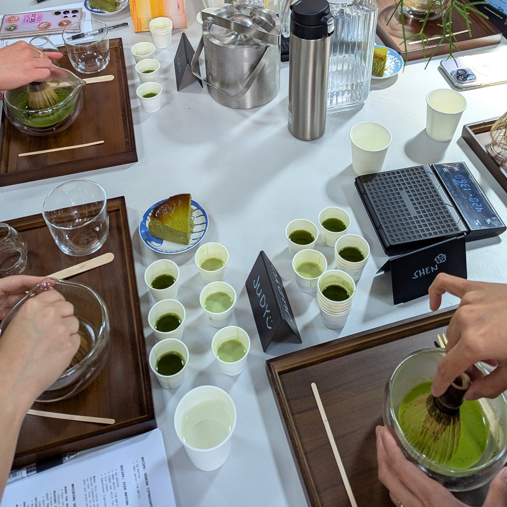 matcha blind tasting different matcha cultivars