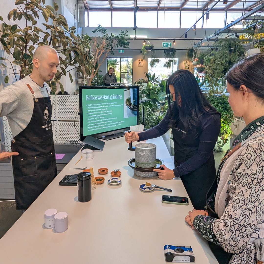 Matcha Stone Milling: Hand Grinding & Learning Experience (May)